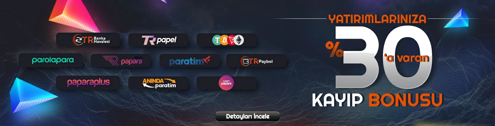 %30' a varan kayıp bonusları